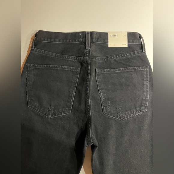 Brand New AGOLDE Cherie High Rise Straight Jeans - Picture 8 of 12